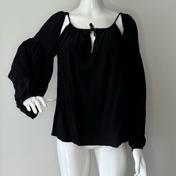 Frame Denim Tops - FRAME Cut Out Blouse